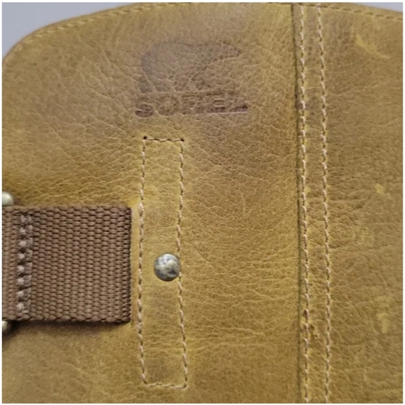 Sorel Ladies Riding Boots in Yellow - Picture 5 of 11